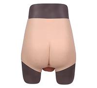 Gode culotte énorme long 20CM réaliste gode ceinture gode pénis pantalon pour unisexe plein Silicone creux/solide gode pénis artificiel jouet sexuel lesbien/Tan/A style