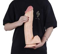 Gode de cheval de 38,1 cm, godes réalistes pour animaux avec ventouse pour jeu mains libres, jouet sexuel pour homme et femme, couple