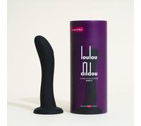 Gode double densité Loulou Dildou Passage du Désir - silicone, 100 % étanche - L - Noir