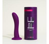 Gode double densité Loulou Dildou Passage du Désir - silicone, 100 % étanche - L - Violet