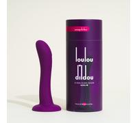 Gode double densité Loulou Dildou Passage du Désir - silicone, 100 % étanche - M - Violet