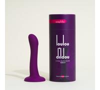 Gode double densité Loulou Dildou Passage du Désir - silicone, 100 % étanche - S - Violet