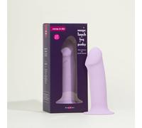 Gode double densité Magic Touch Big Pinky Passage du Désir - point G, silicone, 100 % étanche, 17,7 cm - Violet