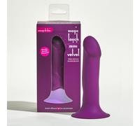 Gode double densité Magic Touch Mini Velvet Passage du Désir - silicone, 100 % étanche, 11 cm - Violet