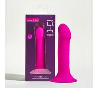 Gode double densité Magic Touch Pinky Passage du Désir - silicone, 100 % étanche, 15 cm - Rose