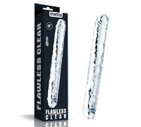 Gode double Lovetoy FLAWLESS CLEAR 12"