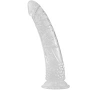 Gode en gelée réaliste G Spot avec ventouse forte Harnais de pénis flexible Compatible Anal Adult Sex Toys pour femmes
