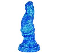 Gode en silicone 14,5 cm en forme de petit poney pour débutants, gode anal fantastique avec nœuds, ventouse, petit dragon pour prostate, jouet sexuel extraterrestre, pour hommes et femmes