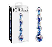 Icicles No. 8 Clear/Blue