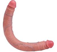 Gode géant double face 50 x 4,2 cm, jouet gode géant double épaisseur, gros pénis réaliste XXXL, pénis en silicone extra long, masseur à tête extra large pour femmes/lesbiennes