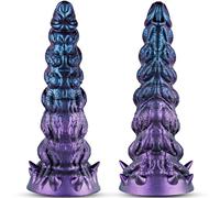 Gode géant XXL épais de 27,7 cm,Gode fantaisie à nœuds géants, Pénis anal large en silicone,Pénis extra-large avec ventouse,Jouet sexuel dragon extraterrestre pour hommes,femmes couples expérimentés