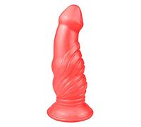 Gode gland réaliste avec textures en forme de bande Stimulation du clitoris Masturbation vaginale point G Pénis Massage de la prostate Plug anal avec ventouse pour couples femmes hommes Sex Toy