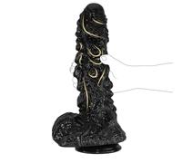 Gode monstre de 32,2 cm Énorme gode noir épais, gros gode anal réaliste avec ventouse puissante pour jeux anaux et stimulation du point G, gros godes fantaisie, sextoys pour femmes, hommes et gays