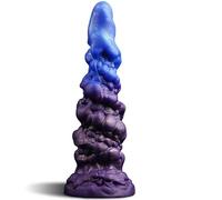 Gode monstre Fantasy Gode anal à nœuds Plug anal, plug anal XXL Gode anal réaliste en forme d'animal Plug anal en silicone avec ventouse puissante Pénis Gros plug anal Sex toy pour femmes, hommes et c