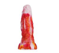 Gode Monstre Réaliste De 6" Plug Anal Pour Pénis En Silicone Liquide Avec Ventouse Forte Nœud De Chien Plug Anal Massage De La Prostate Stimulation Du Point G Jouets Pour Femmes (C)