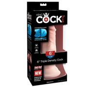 Gode RAliste Avec Ventouse King Cock - 18 cm