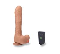 Gode Réaliste 17,5 cm Vac-U-Lock Uncut Thruster Caramel