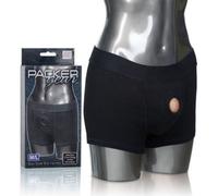 Gode réaliste boxer harness unisexe