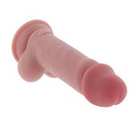 Gode réaliste de 17 cm avec ventouse - Deluxe Dual Density™