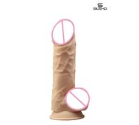 Gode réaliste double densité chair 21,5 cm Modèle 4 - SILEXD