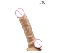 Gode réaliste double densité chair 23 cm Modèle 1 - SILEXD