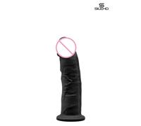 Gode réaliste double densité noir 15 cm Modèle 2 - SILEXD