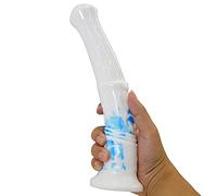 Gode réaliste gode anal super long gode animal énorme gode cheval avec ventouse masseur de prostate anal plug anal réplique de pénis jouet sexuel pour femmes masturbateurs 28,5 cm(Weiß)