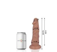 Gode réaliste m intense six organes génitaux 16 cm avec ventouse