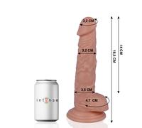 Gode réaliste mr intense 13 18.5cm avec ventouse, Longueur 300 mm, Largeur 170 mm, Profondeur 80 mm, Poids 0.396 Kg, Couleur Nude