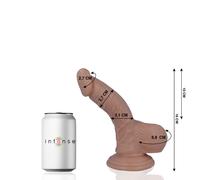 Gode réaliste mr intense 2 organes génitaux 16 cm avec ventouse, Longueur 300 mm, Largeur 170 mm, Profondeur 80 mm, Poids 0.389 Kg, Couleur Nude