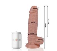 Gode réaliste mr intense 20 20 centimètres avec ventouse, Longueur 300 mm, Largeur 170 mm, Profondeur 80 mm, Rayon Couple, Poids 0.546 Kg, Couleur Nude