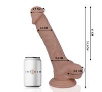 Gode réaliste mr intense 28 taille 22.3 x 34cm avec ventouse, Longueur 300 mm, Largeur 170 mm, Profondeur 80 mm, Poids 0.544 Kg, Couleur Nude