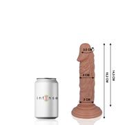 Gode réaliste mr intense 3 16cm avec ventouse, Longueur 300 mm, Largeur 170 mm, Profondeur 80 mm, Poids 0.286 Kg, Couleur Nude