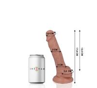 Gode réaliste mr intense 9 17.8 cm avec ventouse, Longueur 300 mm, Largeur 170 mm, Profondeur 80 mm, Rayon Couple, Poids 0.283 Kg, Couleur Nude