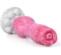 Gode réaliste pour chien loup en silicone liquide, pénis animal avec fonction plug anal, massage de la prostate et stimulation du point G, jouet sexuel pour homme et femme