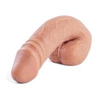 Gode réaliste souple : 13 cm de long, 2,6 cm de large - accentue naturellement le ventre de l'homme - à porter toute la journée, compatible lingerie - produit adulte pour un maximum de performances