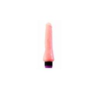 Gode réaliste vibrant brûlant 19.5 cm - Couleur: Nude, Rayon: Couple, Longueur: 190 mm, Largeur: 40 mm