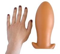 Gode réaliste XXL - Plug fisting en silicone avec ventouse, gode anal et vaginal, sextoy pour un plaisir extrême, souple, flexible, facile à nettoyer