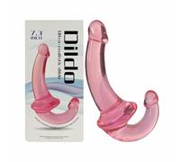 Gode Rose Double TÊTe Stimulateur Du Point G Pour Femmes Jouets Sexuels Pour D Butants Et Avanc S Ceinture Lesbien Stimulateur Vaginal Double T Te Pour Couples Plug Anal Gode R Aliste