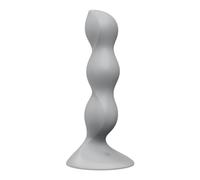 Gode Satisfyer Triple Ball-R | Gode de 18 cm avec 3 boules lestées | Sextoy en silicone avec ventouse et surface texturée | Pour une utilisation avec un gode ceinture | Vibrant - pas un vibromasseur