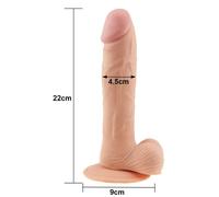 GODE REALISTE Gode Soft Dude 19 x 4.5 cm Chair Ultra Soft Dude