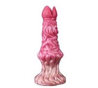 Gode Tentacule Monstre Fantastique De 18Cm, Grand Cheval Dragon Nœud Anal Épais Gode Noué En Silicone Extraterrestre Géant Avec Ventouse, Jouets Sexuels Pour Adultes Pour Et Femmes Gays (Pink)