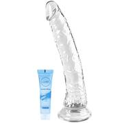 Gode Transparent Géant de 32 cm, Gros Gode Anal Pour Point G avec Ventouse Puissante, Gode Souple Pour Femmes, Couples, Hommes, Gouets Sexuels Pour Adultes, Gode Ceinture Pour Femmes