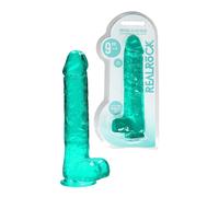 Gode vaginal anal Fallo grand faux pénis réaliste avec ventouse et testicules