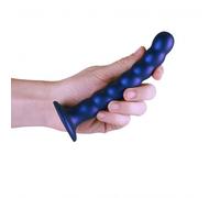 Petite faille vaginale avec ventouse gode à billes en silicone anal portable