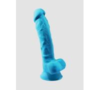 Gode ventouse 17,8 cm Model 1 bleu