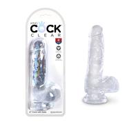 Gode Ventouse Clear 15 cm Transparent