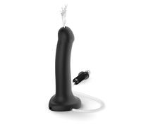Gode Ventouse Éjaculateur Semi-Réaliste L Noir