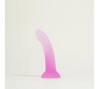 Gode ventouse Funky Passage du Désir - point G, silicone, 100 % étanche, 13 cm - L - Multicouleur