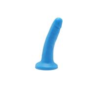 Gode Ventouse Happy Dicks Get Real 15 cm - Couleur : Bleu